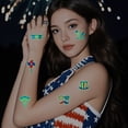 thumbnail image 4 of Danhjin Paper Stickers Luminous Independence Day Sticker Flag Party Luminous Disposable Temporary Sticker Stickers, 4 of 6