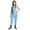 Sky Blue, variant on Girls Romper Jumpsuit Toddler Kids Summer Beach Playwear Casual Outfit For 2-11 Years Old Comfortable Breathable Lightweight Purple 5.5-6years
