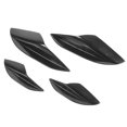 thumbnail image 2 of Bumper Fin Car Front Bumper Side Splitter Canards Lip Spoiler Deflector Replacement for Mitsubishi Glossy Black, 2 of 5