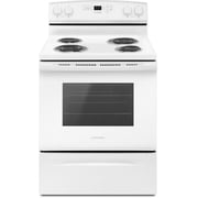 ACR4503SF 30" Freestanding Electric Range with 4.8 cu. ft. Capacity offering Self Clean Oven Lockout Sabbath Mode and Storage Drawer in White