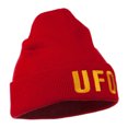 thumbnail image 5 of UFO Embroidered Long Beanie - Red OSFM, 5 of 5