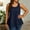 A66 Navy, variant on Basic Tank Top for Women Scoop Neck Sleeveless Loose Fit Soft Breathable Cotton Blend Summer Daily Fashion Casual Undershirt Layering Tops
