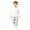 Gray, variant on Fengqque Boys and Girls Clothes Set Long Raglan Sleeve Round Neck T-Shirts Casual Pants 2Pcs Outfits for Kids Pink 1-2Years