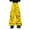 Yellow, variant on Ruyang Girls Cargo Active Tracksuit Trousers Cute Cool Lightweight Sweatpants with Multiple Pockets Baggy Jogger Pants