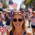 thumbnail image 6 of Patriotic Headband for 4th of July - Independence Day Hair Accessories with Themed Design, Holiday Party Favors and Supplies for Memorial Day and Patriotic Celebrations, B, 8.27 Inch, 3 PCS, 6 of 6