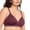 Burgundy, variant on Cloud 9® Super Soft Wireless Lightly Lined Comfort Bra 1269 Color: Toasted Almond Size: 38 C