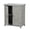 Short Cabinet - Grey, variant on 31.5" x 17" x 36" Solid Wood Potting Bench, Metal Tabletop Storage Cabinet Outdoor Garden Workstation