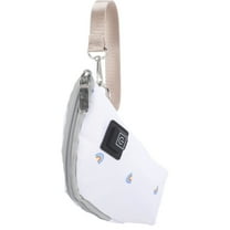 AURARMLET Bottle Warmer Bag Portable Compact White 1Set 8.7*5.1*0.4in