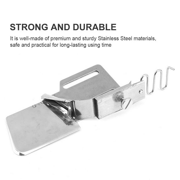 ULTNICE Quilt Binding Tool Sewing Machine Binder Silver Stainless Steel 1Pcs for Craftsmen