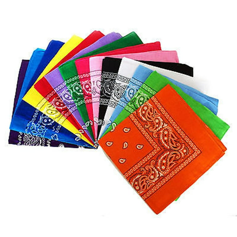 Bandana Headscarf Paisley Neckerchief Square Nap Scarf Hair Neck Head Scarf Unisex Women Men Headband Walmart