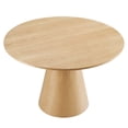 thumbnail image 3 of Modway Provision 47" Round Modern Style MDF Wood Dining Table in Oak, 3 of 6