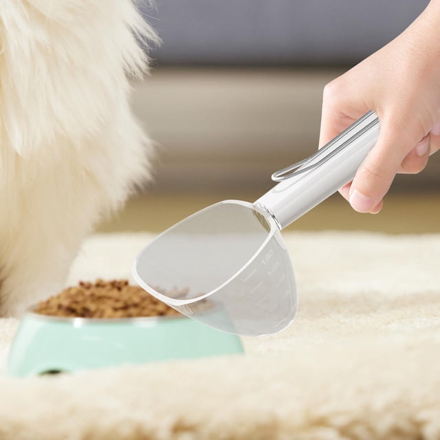 Taza medidora para perros Yinane accesorio multiusos cuchara con clip de bolsillo