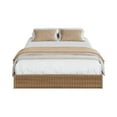 thumbnail image 2 of Wood Platform Bed with Fluted Design, Low Profile BedFrame, Minimalist Bed Base with Noise-Free, Easy Assembly, No Box Spring Needed, 2 of 4