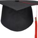 thumbnail image 2 of Gorro Graduación para Estudiante Con Borlas Suministros Fiesta, 2 of 9