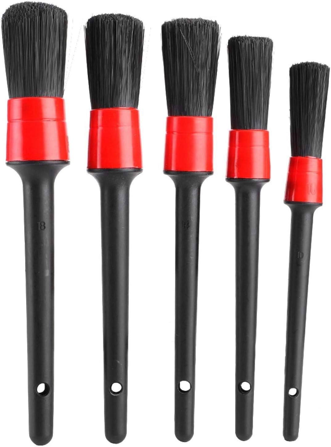 Car Detailing Brush, Pp Plastic Handle Dry Wet Dual Use Cleaning Multi