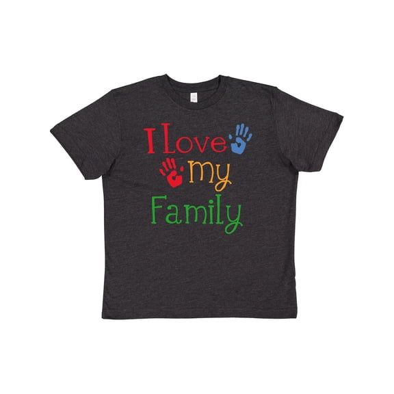Inktastic I Love My Family Youth T-Shirt