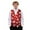 Red Snowflake, variant on Christmas Men's Suit Vest Size XL Red Snowflake V Neck Business Dress Vests Christmas Formal Wedding Waistcoat Slim Fit