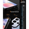thumbnail image 2 of CaseBorne ArmadilloTek R Compatible with Samsung Galaxy S21 Ultra 5G Hybrid Clear Case (2021 Release) - Black, 2 of 6