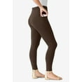 thumbnail image 3 of Roaman's Women's Plus Size Side Pocket Essential Legging, 3 of 5