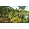 thumbnail image 3 of Davutov, Ilfat 14x10 Black Modern Framed Museum Art Print Titled - Russian Landscapes I, 3 of 5
