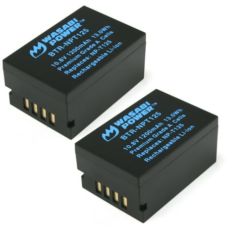 Wasabi Power Battery for Fujifilm NP-T125 (2-Pack)