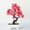 Red, variant on CHENjy Artificial Bonsai Tree Japanese Zen Garden Decor Simulation Plant Greenery Desktop Display for Living Room Office Red Lotus