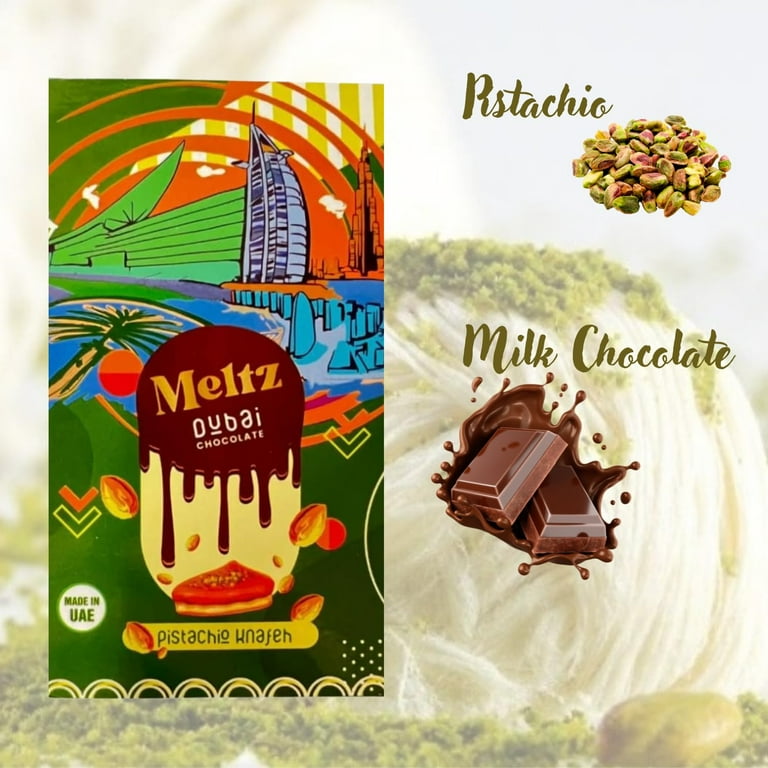 Meltz Pistachio Knafeh Milk Chocolate - Walmart.com