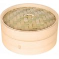 thumbnail image 4 of Chinese Dumplings Pastry Bamboo Steamer, Bamboo Basket Cooker Set, Kitchen Tool Cage Cakeware, 4 of 4
