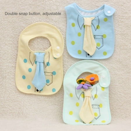 

Waroomhouse Baby Bibs Adjustable Skin-friendly No Deformation Feeding Baby Drool Bibs for Toddlers