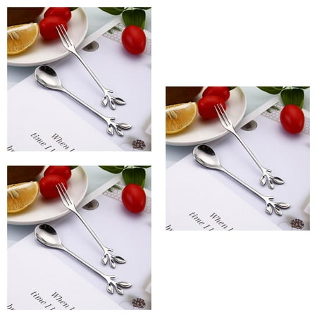 

3Pcs Dessert Snack Spoon Series Stainless Steel Spoons Coffee Dessert Snacks Teaspoon