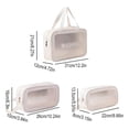 thumbnail image 5 of Neceser de viaje transparente e impermeable FurNest: gran capacidad, PVC+PU, almacenamiento organizado para cosméticos y artículos de tocador., 5 of 5