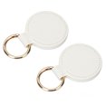 thumbnail image 2 of 2 piezas Clip para sombrero de bolso redondo portátil estable versátil confiable elegante soporte magnético para sombrero para senderismo viajes blanco, 2 of 10