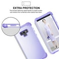 thumbnail image 3 of JTCASES for Samsung Galaxy Note 9 Case, Drop Resistant Corners, Wireless Charging, Heavy Duty Shockproof Hybrid Hard PC Bumper, Camera Protection, Skin-feel Anti-scratch Tough Cover, Lightpurple, 3 of 9