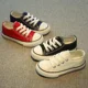 thumbnail image 3 of Zapatos Canva para niños, zapatos informales de moda con parte inferior plana para otoño, estilo coreano, versátiles, de pizarra blanca, para niños y niñas, 3 of 4