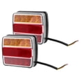 thumbnail image 1 of 2uds 16 LED Remolque Luces 12V-36V Unique Bargains Giro Señal Freno Trasera Luz, 1 of 7
