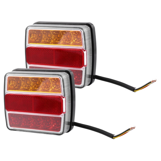 2uds 16 LED Remolque Luces 12V-36V Unique Bargains Giro Señal Freno Trasera Luz