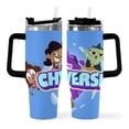 thumbnail image 2 of Chibiverse-theme Insulated Stainless Steel Tumbler with Handle Gifts For Family Friends Fans and Straw Fits in Standard Cup Holder 40 OZ, 2 of 6