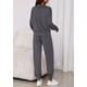 thumbnail image 5 of Conjunto Deportivo PRETTYGARDEN Sudadera con Cierre y Pantalones Jogger Gris L, 5 of 8