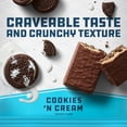 thumbnail image 3 of CLIF BUILDERS Protein Bars - Cookies 'n Cream Flavor - 20g Plant Based Protein - Gluten Free - Non-GMO - Low Glycemic - No Artificial Sweeteners - 2.4 oz. (12 Pack), 3 of 5
