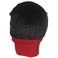 thumbnail image 5 of Best Winter Hats Tight Rib Knit Solid Color Cuffed Plush Lined Beanie Cap - Red, 5 of 5