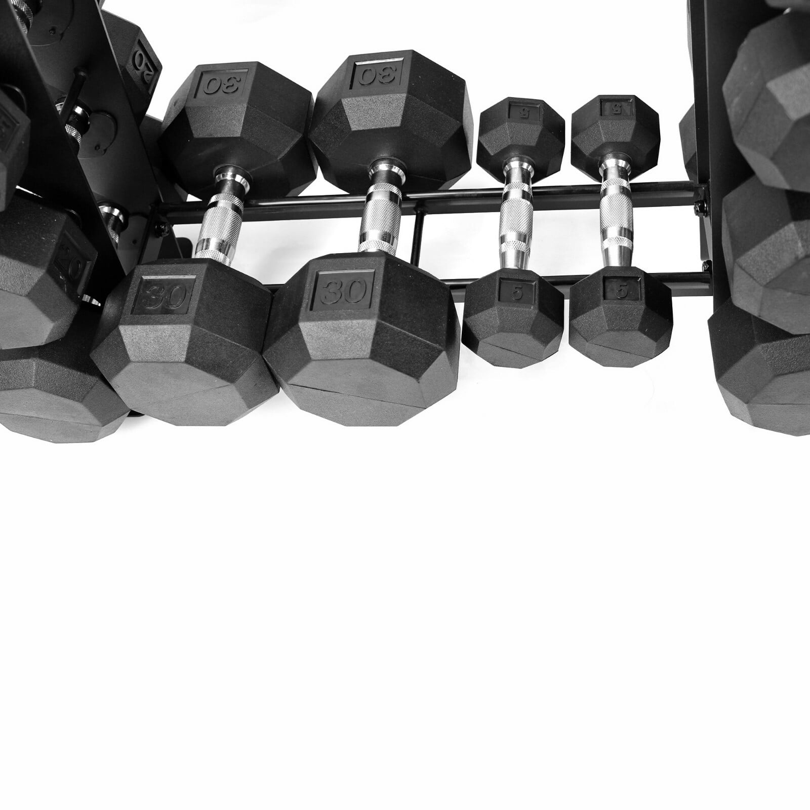 Compact Heavy Duty Dumbbell Storage Rack For Home Gym Holds up to 400 lbs