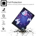 thumbnail image 2 of Allytech Case for iPad 10.9 inch Case 2022(10th Gen), Premium PU Leather Credit Card Slots and Pen Holder Kickstand Anti-Shock Dropproof Case for iPad 10th Gen 10.9" 2022, Floral Butterfly, 2 of 6