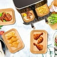 thumbnail image 2 of GUANGHONG 100 Pack Rectangular Disposable Baking Paper Mats Food Grade Oil Sheets, 2 of 9
