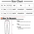 thumbnail image 3 of Zysthvn Tummy Control Leggings for Women Elastic Waist High Waist Athletic Workout Yoga Light Weight Pants for Women Printed Slim Fit, 3 of 6
