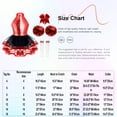thumbnail image 7 of Aiihoo Girls Sparkling Sequins Ballet Dance Halter Sleeveless Dress with Flower Balls Headwear And Socks Cheerleading Outfit Black 6, 7 of 7