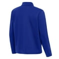 thumbnail image 3 of Men's Antigua Blue New York Rangers Twist Quarter-Zip Pullover Jacket, 3 of 3