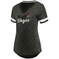 thumbnail image 2 of Women's Fanatics Branded Gray/White Portland Trail Blazers Showtime Winning With Pride Notch Neck T-Shirt, 2 of 3