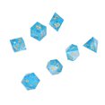 thumbnail image 2 of Dados RPG, Dados Poliédricos De 7 Piezas Resistentes Al Desgaste Respetuosos Con El Medio Ambiente Con Borde Afilado Para La Enseñanza De Matemáticas ANGGREK RPG Dice Set, 2 of 8