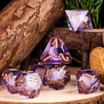thumbnail image 5 of Cusdie Sharp Edges DND Dice, Death Peeping Eyes Liquid Core Dice, 7 PCs D&D Dice, Handcrafted Polyhedral Dice Set, for TTRPG Role Playing Game Pathfinder, 5 of 5