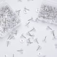 thumbnail image 4 of 100 Pcs Push Pins Tacks, Thumb Tacks for Wall, Plastic Head, Steel Point, Decorative Push Pins, Standard Thumb Tacks for Bulletin Board, Corkboard, Map, Calendar, Photo, Home, Office, Black, 4 of 8